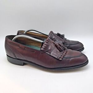 Hanover Master Flex 2518 Loafers Burgundy Leather Tassel Kiltie Shoe Mens 13 D/B